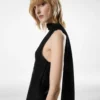 One Shoulder Top with Scarf Detail
