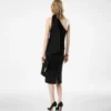 One Shoulder Top with Scarf Detail