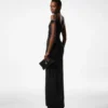 One Shoulder Twist Front Evening Dress One Shoulder Twist Front Evening Dress