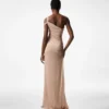 One Shoulder Twist Front Evening Dress One Shoulder Twist Front Evening Dress