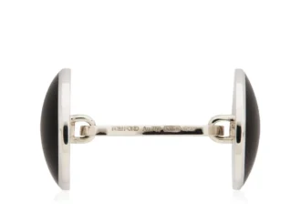 Onyx Round Cufflinks Onyx Round Cufflinks