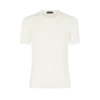 Placed Rib Crew Neck T-Shirt