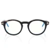 Round Horn Blue Block Opticals Round Horn Blue Block Opticals