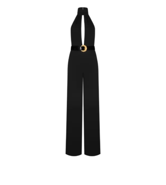 Sable’ Halter Neck Belted Jumpsuit Sable’ Halter Neck Belted Jumpsuit
