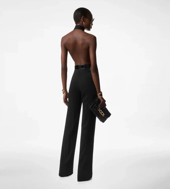Sable’ Halter Neck Belted Jumpsuit