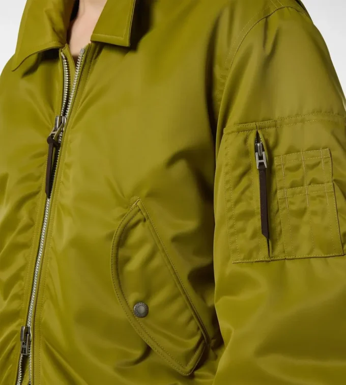 Satin Nylon Flight Bomber