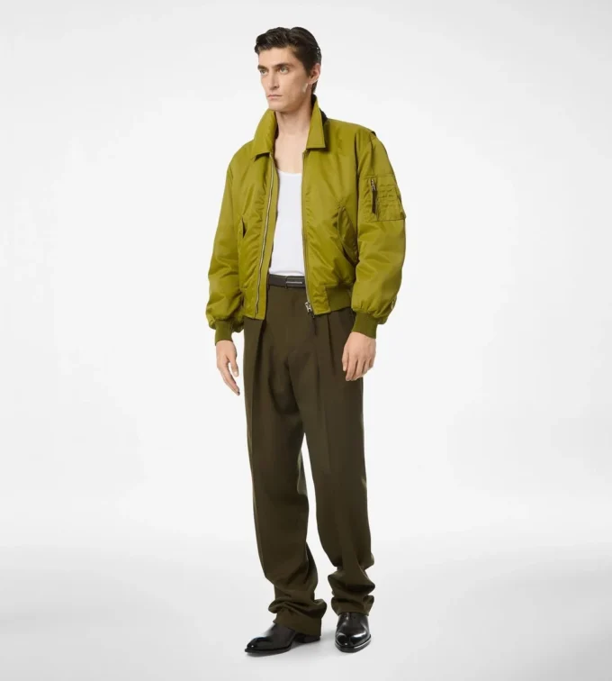 Satin Nylon Flight Bomber