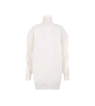Sculptural Merino Blend Oversized Turtleneck Sweater Dress Sculptural Merino Blend Oversized Turtleneck Sweater Dress