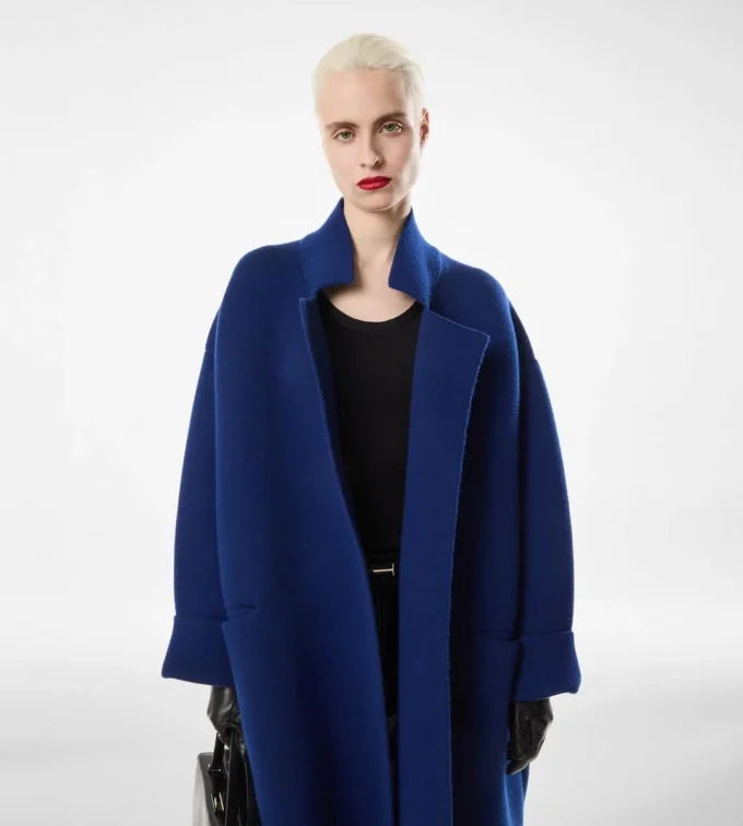 Sculptural Single Breasted Opera Coat Sculptural Single Breasted Opera Coat