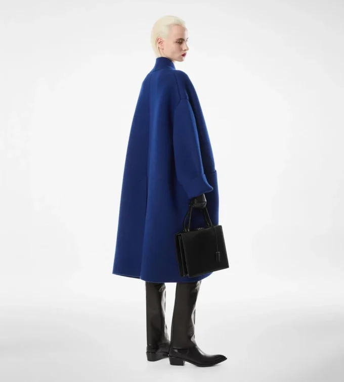 Sculptural Single Breasted Opera Coat Sculptural Single Breasted Opera Coat