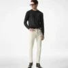 Seamless Alpaca Silk Crew Neck