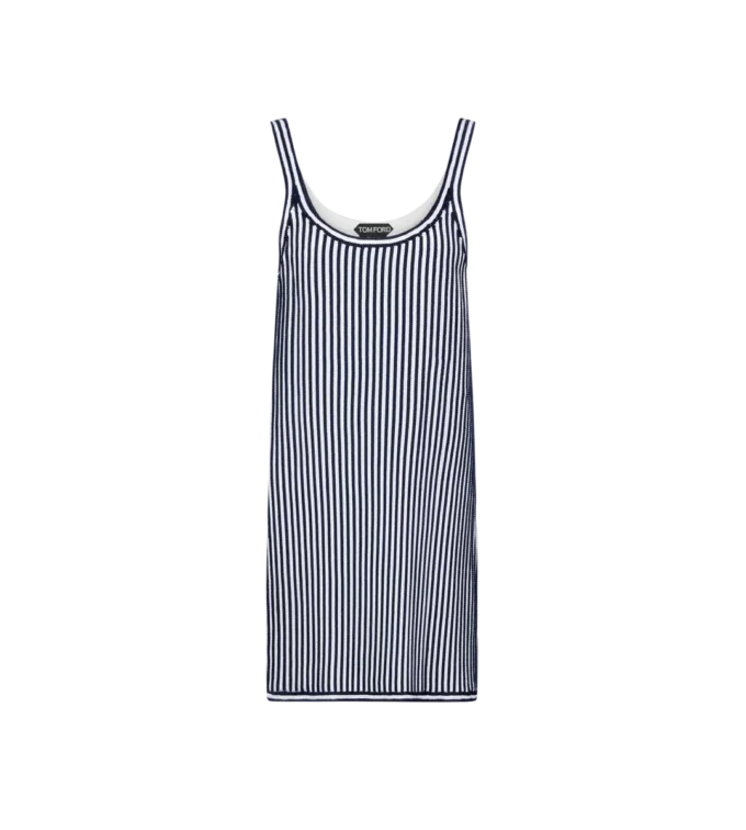 Sequins Embroidery Silk Tank Top Cocktail Dress