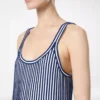Sequins Embroidery Silk Tank Top Cocktail Dress