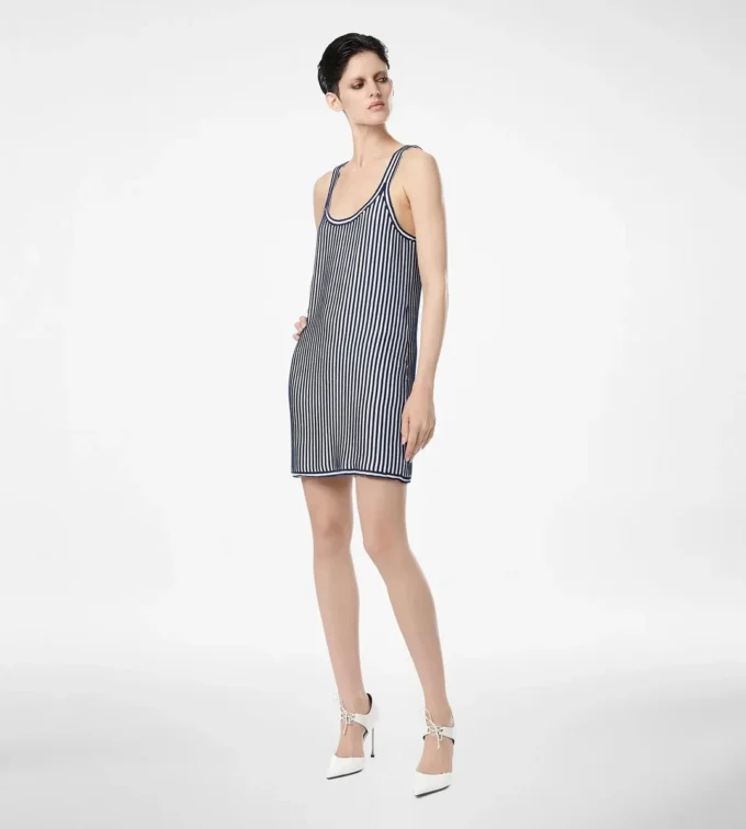 Sequins Embroidery Silk Tank Top Cocktail Dress