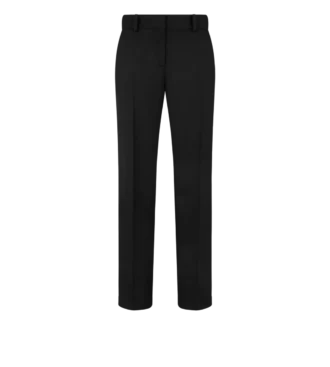 Sharp Wool Gabardine Officer Pants with Piping Sharp Wool Gabardine Officer Pants with Piping