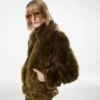 Shearling Blouson with Leather Details Shearling Blouson with Leather Details