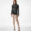 Shiny Leather Padlock Pointy Naked Sandal Shiny Leather Padlock Pointy Naked Sandal
