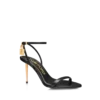 Shiny Leather Padlock Pointy Naked Sandal 85Mm Shiny Leather Padlock Pointy Naked Sandal 85Mm