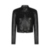 Shiny Plonge Leather Zip Racer Jacket Shiny Plonge Leather Zip Racer Jacket