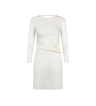 Short Dress with Cut Out and Chain Closure