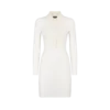 Short Polo Dress with Plastron