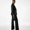 Silk Blend Twill Tuxedo Tailored Boot Cut Pants Silk Blend Twill Tuxedo Tailored Boot Cut Pants