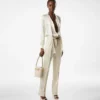 Silk and Wool Twill Tailored Pleated Pants Silk and Wool Twill Tailored Pleated Pants