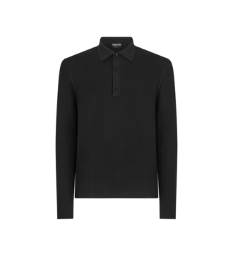 Silk Cotton Piquet Polo
