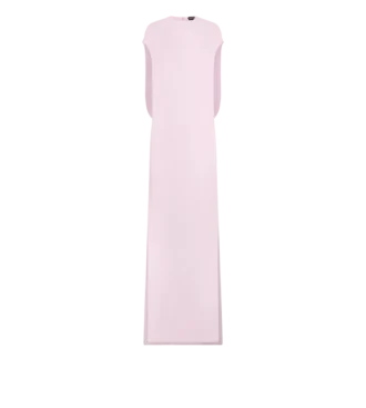Silk Double Georgette Stretch Evening Dress