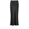Silk Satin Ankle Length Bias Skirt Silk Satin Ankle Length Bias Skirt