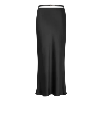Silk Satin Ankle Length Bias Skirt Silk Satin Ankle Length Bias Skirt