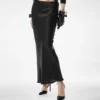 Silk Satin Ankle Length Bias Skirt Silk Satin Ankle Length Bias Skirt