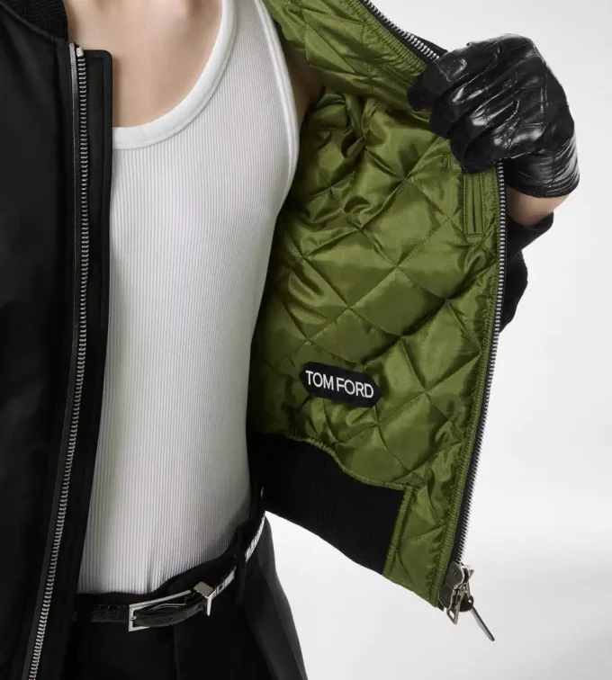 Silk Satin Bomber Silk Satin Bomber