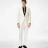 Silk Viscose Jacquard Evening Jacket