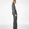 Single Breasted Peak Lapel Cashmere Jacket