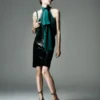 Sleeveless Lavalliere Blouse