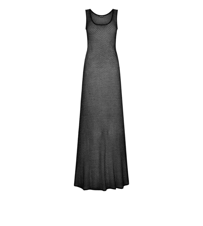 Sleeveless Scoop Neck Dress