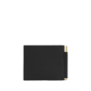 Small Grain Leather Money Clip Wallet