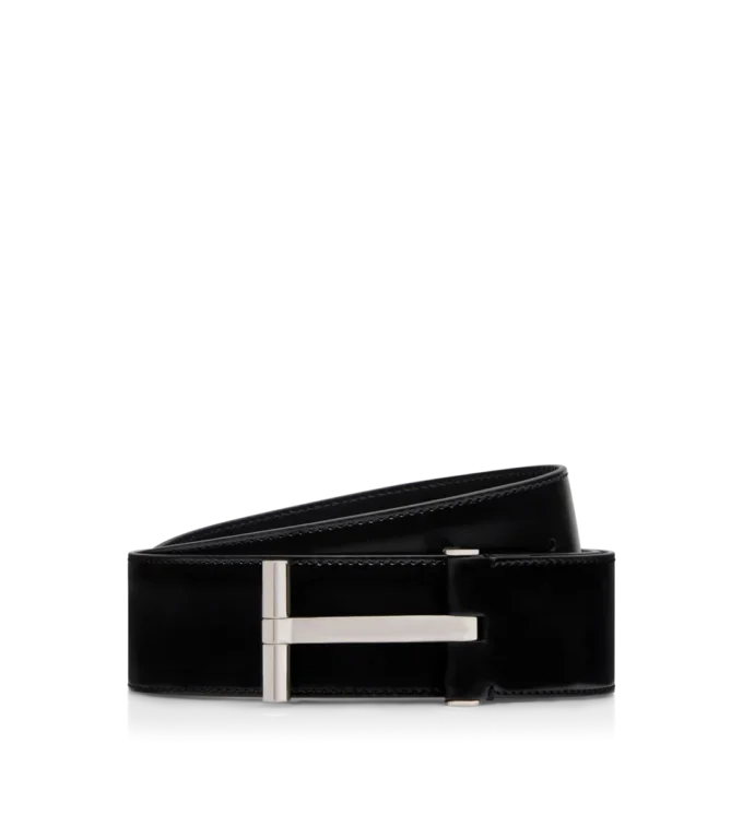 Smooth Leather T Belt