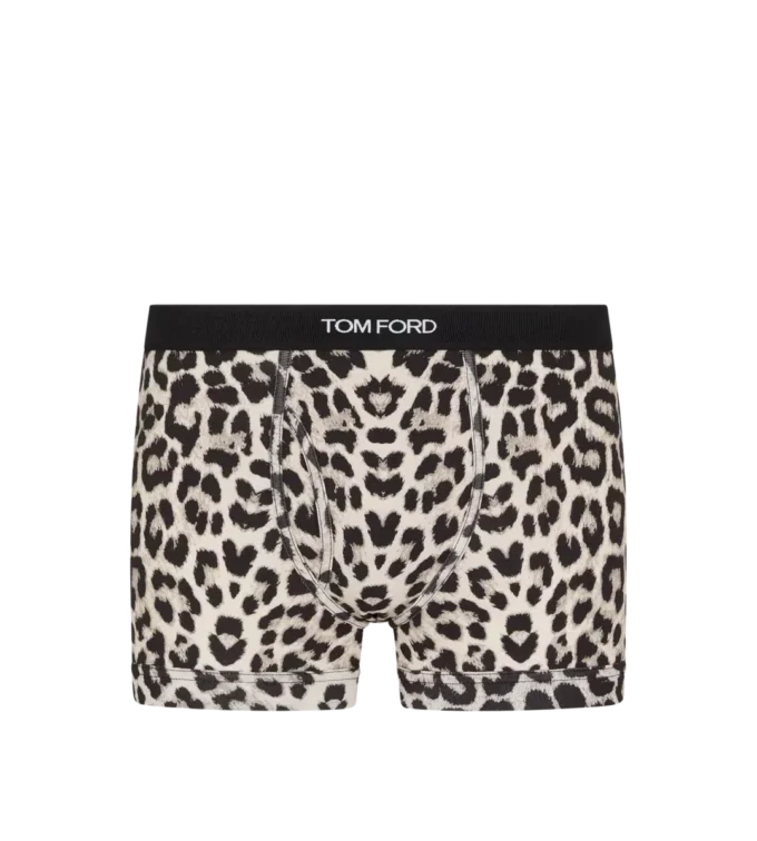 Snow Leopard Cotton Boxer Briefs Snow Leopard Cotton Boxer Briefs