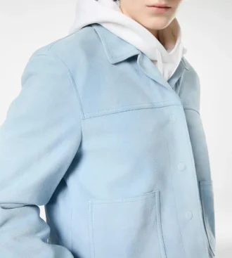 Soft Lamb Suede Overshirt Jacket Soft Lamb Suede Overshirt Jacket