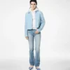 Soft Lamb Suede Overshirt Jacket