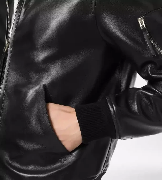Soft Nappa Plonge Collar Blouson