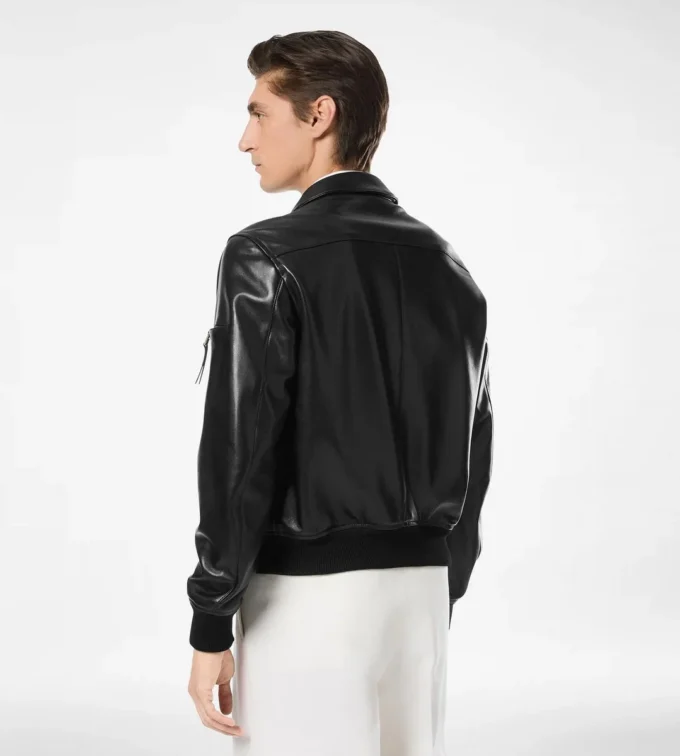 Soft Nappa Plonge Collar Blouson