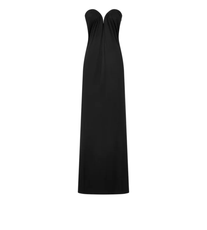 Strapless Draped Evening Dress Strapless Draped Evening Dress