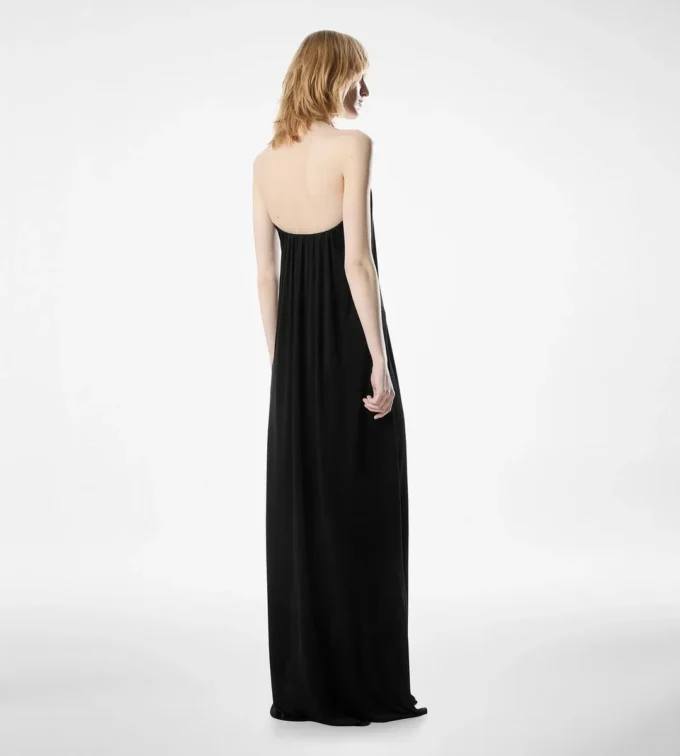 Strapless Draped Evening Dress Strapless Draped Evening Dress