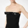 Strapless Top with Bow Detail Strapless Top with Bow Detail