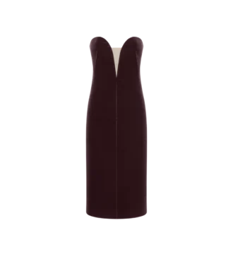 Strapless Velvet Cocktail Dress Strapless Velvet Cocktail Dress