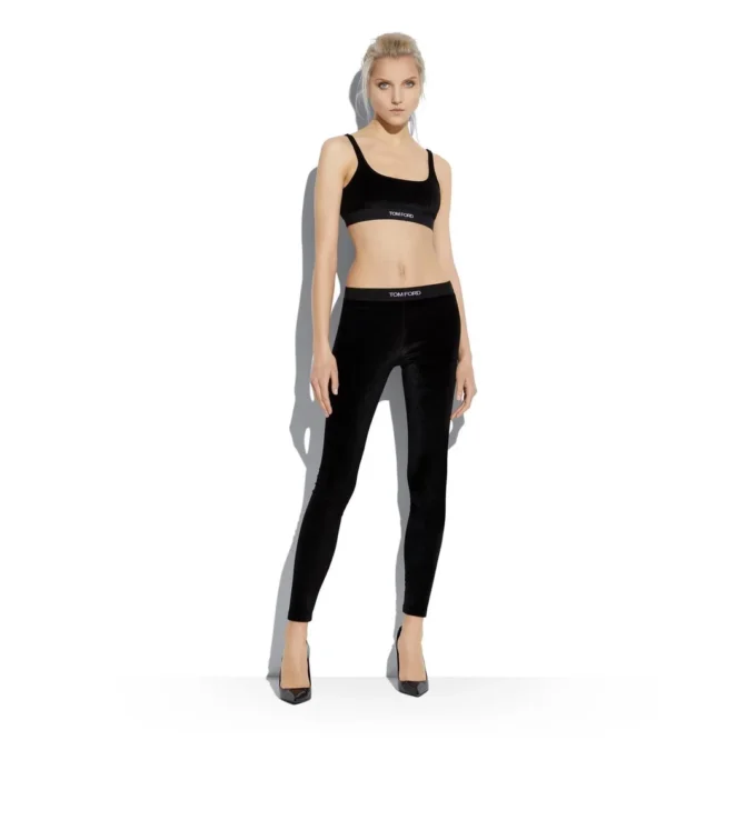 Stretch Velvet Bralette