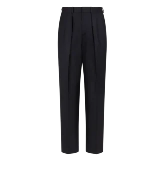 Subtle Pinstripe Double Pleat Pant